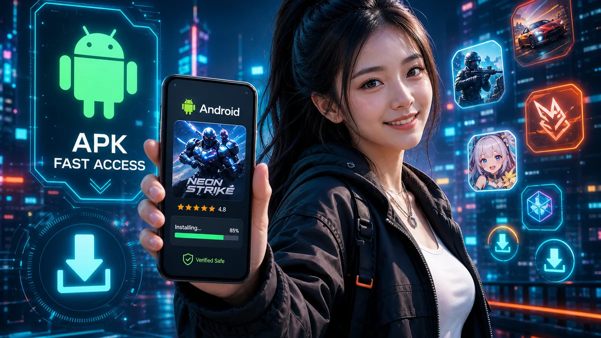 Akses cepat APK di Android